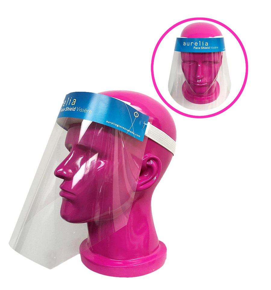 Image VISIÈRE DE PROTECTION AVEC BANDE ÉLASTIQUE AURÉLIA